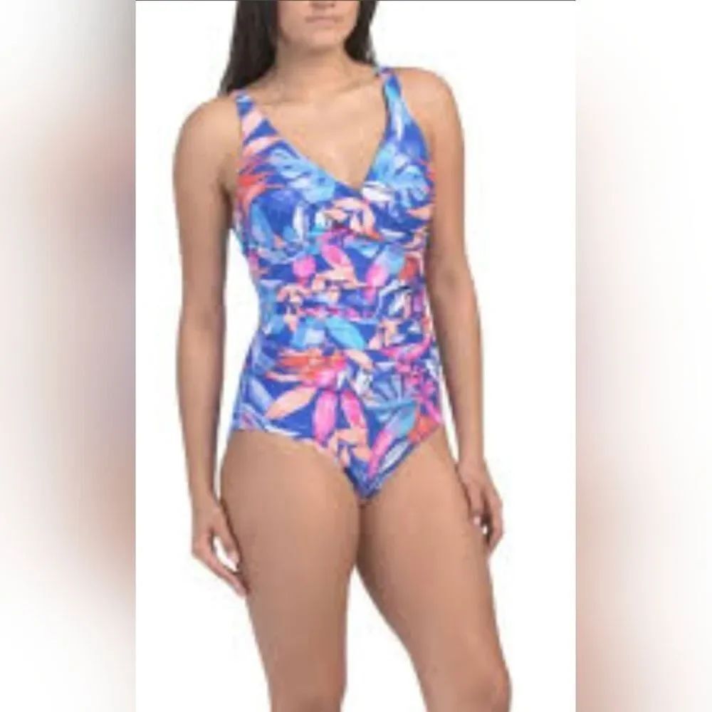 SEA LEVEL Swin Cobalt Cabana Cross Front One-piece Swimsuit NWOT Size 8